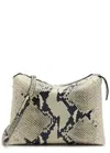Khaite Lina Python-effect Leather Cross-body Bag In Natural