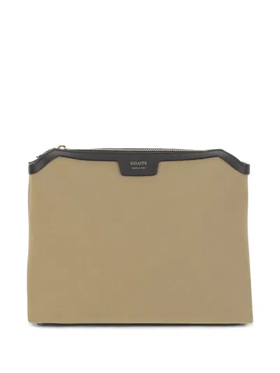 Khaite Lina Shoulder Bag In Braun
