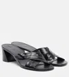 Khaite 55mm Liria Criss-cross Sandal In Black