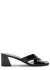 Khaite 55mm Liria Criss-cross Sandal In Black