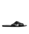 Khaite Liria Glossed-leather Sandals In Multi