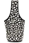 Khaite Livia Small Studded Suede Bucket Bag