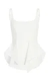 Khaite Loa Cotton Top In White