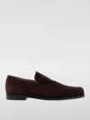 Khaite Minimal Suede Leather Moccasins For Women In Kaffee Braun