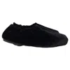 Khaite Logan Ballet Flats In Black Velvet