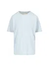 Khaite Logo T-shirt In Blue