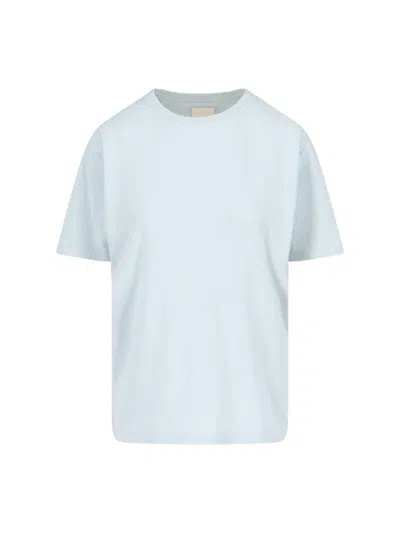 Khaite Logo T-shirt - Light Blue