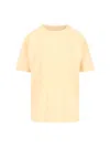 Khaite Logo-label T-shirt In Yellow