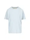 Khaite Logo T-shirt In Blue