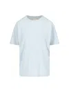 Khaite Logo T-shirt In Blue