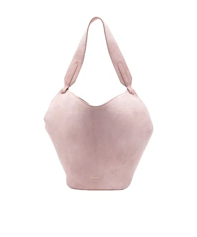 Khaite Logo-motif Tote Bag In Brown