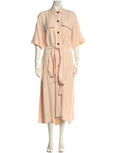 Pre-owned Khaite Long Dress In Neutral