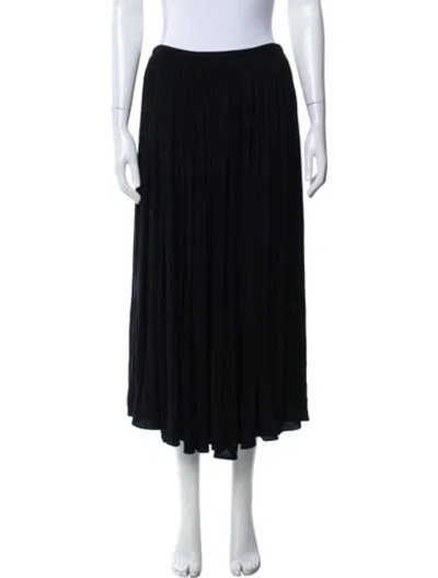 Pre-owned Khaite Long Skirt In Black