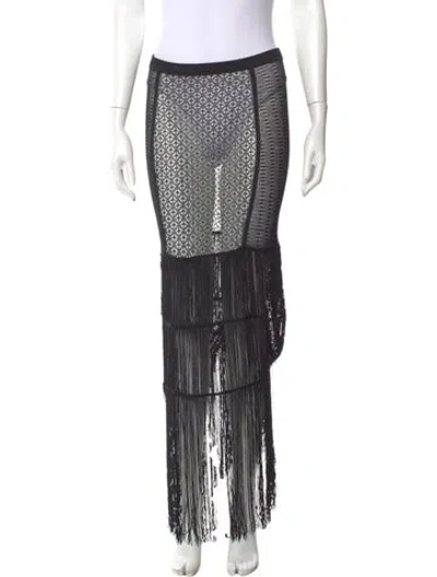 Pre-owned Khaite Long Skirt W/ Tags In Black