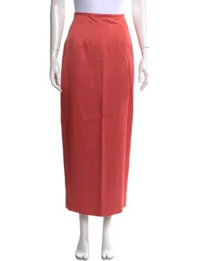 Pre-owned Khaite Long Skirt W/ Tags In Pink