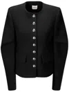 Khaite Black Darlman Jacket In Black