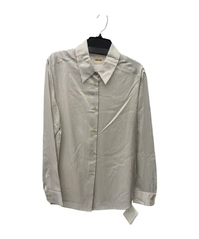 Khaite Long Sleeve Shirt In Gray