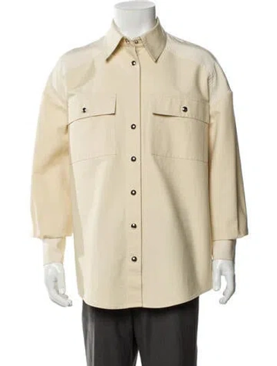 Pre-owned Khaite Long Sleeve Shirt In Neutral
