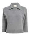 Khaite Polo-neck Cashmere Sweater