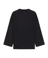 Khaite Long Sleeve Sweater In Black