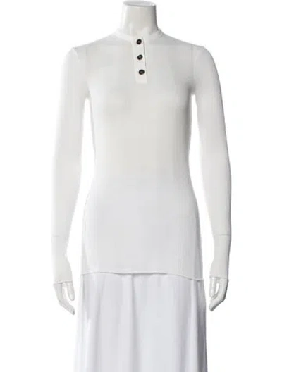 Pre-owned Khaite Long Sleeve Top In Neutral