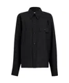 Khaite Long-sleeved Casual Jacket In Black