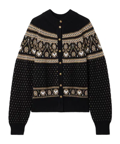 Khaite Long-sleeved Knitted Shirt In Black