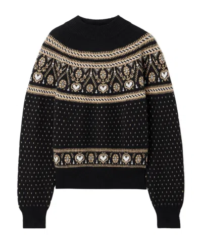 Khaite Long-sleeved Knitted Shirt In Black