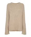 Khaite Calvin Cashmere Sweater In Beige