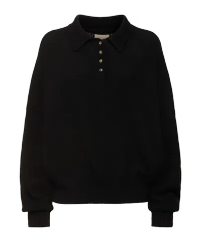 Khaite Long-sleeved Polo Shirt