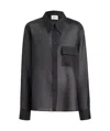 Khaite Long-sleeved Shirt In Black