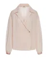 Khaite Long-sleeved Shirt In Nude