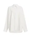Khaite Long-sleeved Shirt In White