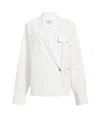 Khaite Long-sleeved Shirt In White
