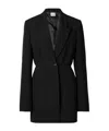 Khaite Beckett Single Breasted Jacket In Black