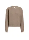 Khaite Brown Barley Wool Manuela Sweater In Nude