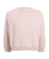 Khaite Long-sleeved Sweater In Pink