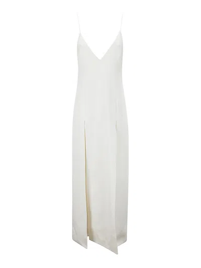 KHAITE LONG SLEEVELESS DRESS