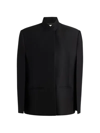 Khaite Long-sleeve Jacket In Black