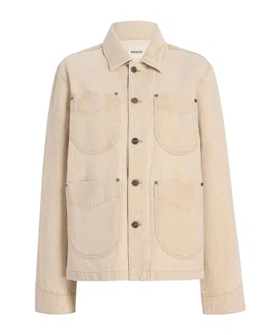 Khaite Long-sleeve Jacket In Neutral