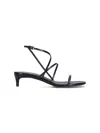 Khaite Loop Kitten Heel Sandal Red Wine