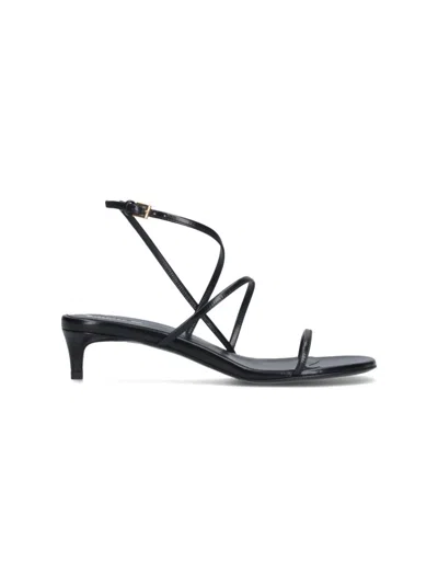 KHAITE KHAITE "LOOP" SANDALS – BLACK