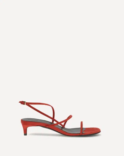 Khaite Open-toe Sandals In Red