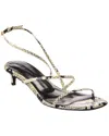 Khaite Loop Snake-effect Leather Sandals
