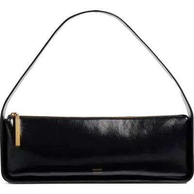 KHAITE KHAITE LORI BAGUETTE LEATHER SHOULDER BAG