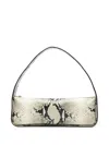 Khaite Lori Python-embossed Leather Shoulder Bag In Beige