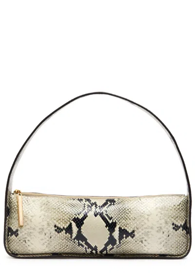 KHAITE KHAITE LORI PYTHON-EFFECT SHOULDER BAG