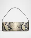 Khaite Lori Python-embossed Leather Shoulder Bag In Natural