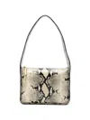 Khaite Lori Squared Snakeskin-effect Shoulder Bag In Pattern