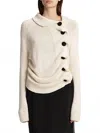 Khaite Lorrai Knit Cardigan In Glaze In Multi